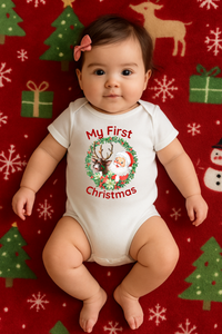 Christmas Onesies, My first Christmas