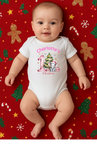 Christmas Onesies My first Christmas, with name