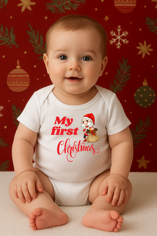 Christmas Onesies My first Christmas