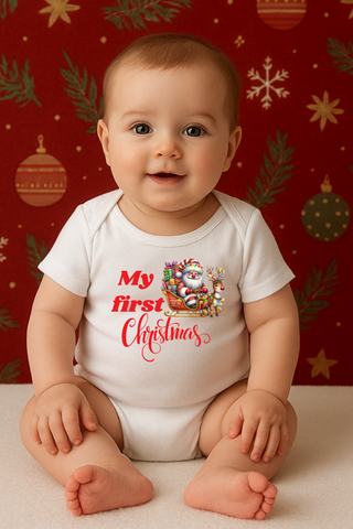 Christmas Onesies My first Christmas