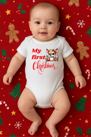 Christmas Onesies My first Christmas