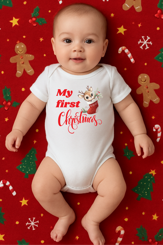 Christmas Onesies My first Christmas