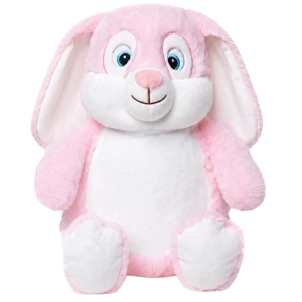 Personalised New Plush pink Bunny
