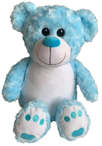 Personalised Plush Teddy Bear Pink Or Blue CLEARANCE