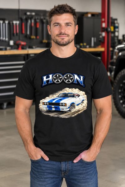 Black Men's T Shirt ~ Aussie Muscle car Ford Designs