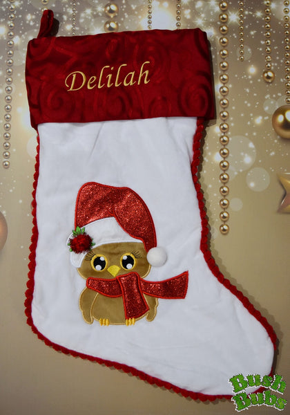 🎄 Personalised Christmas Stockings – Custom Embroidery 🎅