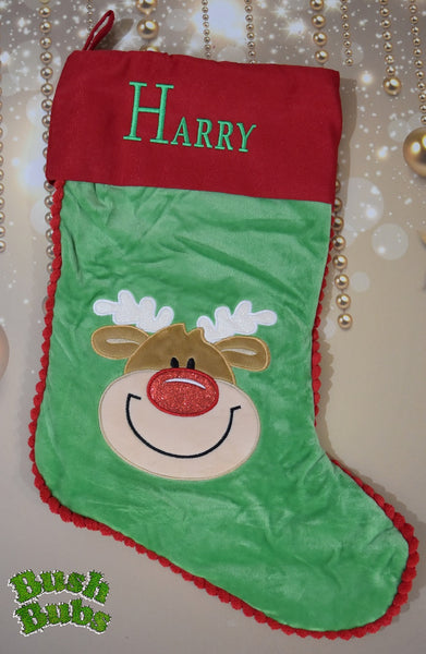 🎄 Personalised Christmas Stockings – Custom Embroidery 🎅