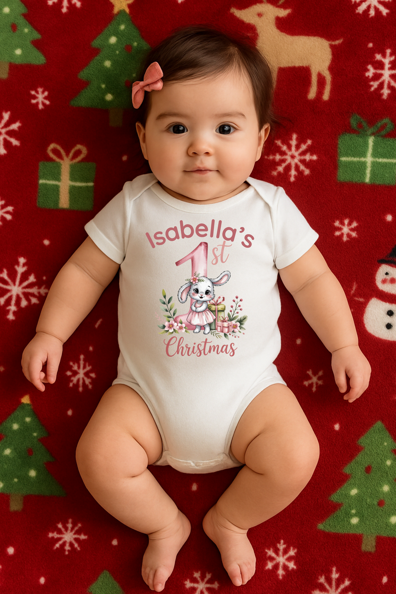 Christmas Onesies My first Christmas, name