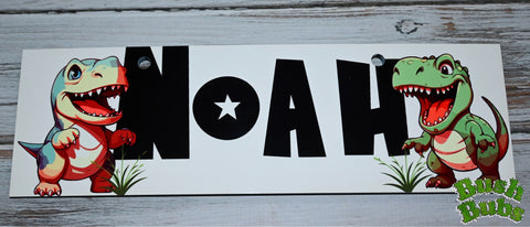 Personalised wooden sign (Boys designs)