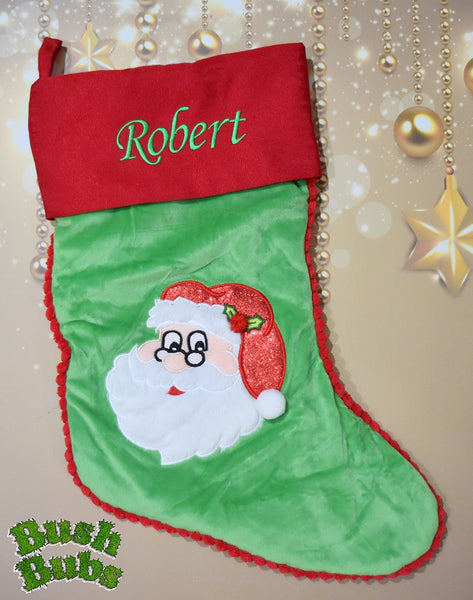 🎄 Personalised Christmas Stockings – Custom Embroidery 🎅