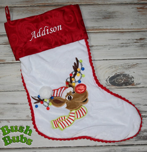 🎄 Personalised Christmas Stockings – Custom Embroidery 🎅