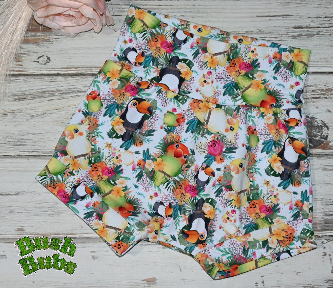 Bummies: Handmade Baby Pants Bird print