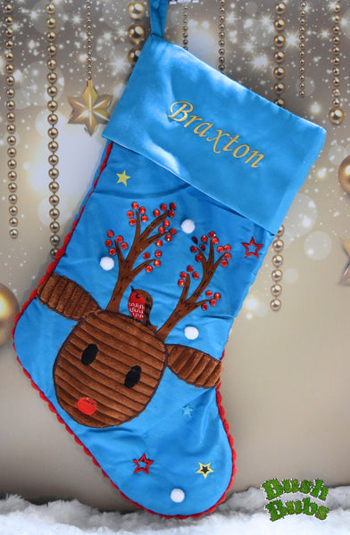 🎄 Personalised Christmas Stockings – Custom Embroidery 🎅
