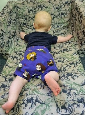 Bummies: Handmade Baby Pants Bird print