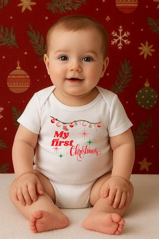 Christmas Onesies My first Christmas