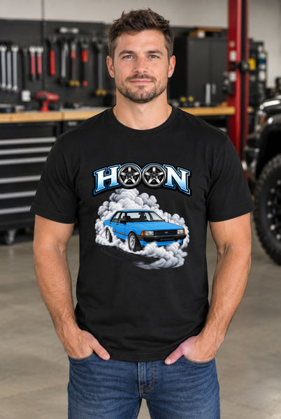 Black Men's T Shirt ~ Aussie Muscle car Ford Designs