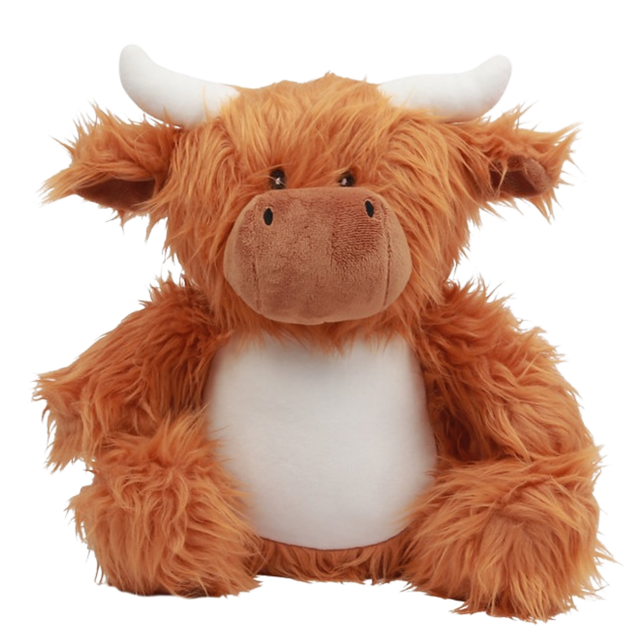 Personalised Plush Hairy Highland cow