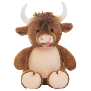 Personalised Plush Highland Cow