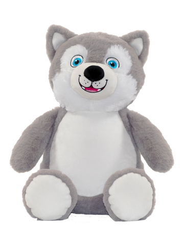 Personalised Plush Huskie