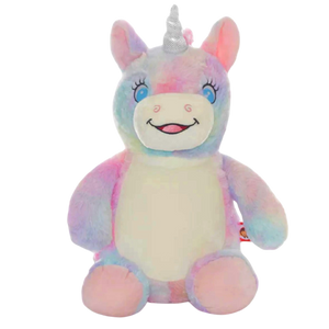 Personalised Plush pastal Unicorn