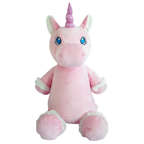 Personalised Plush Pink Unicorn