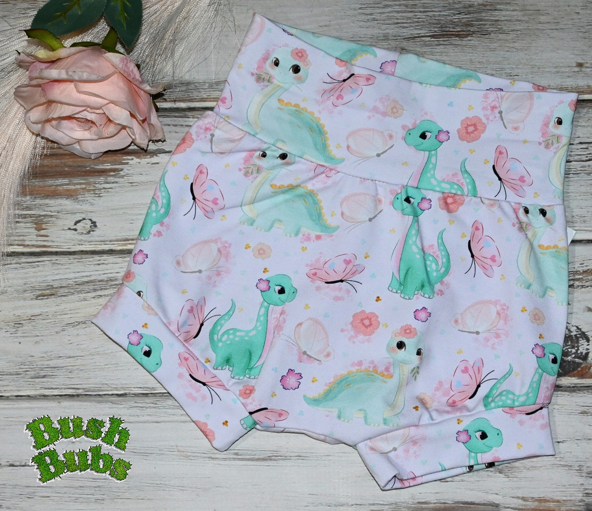 Bummies: Handmade Baby Pants pink dino