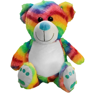 Personalised Plush Rainbow Bear