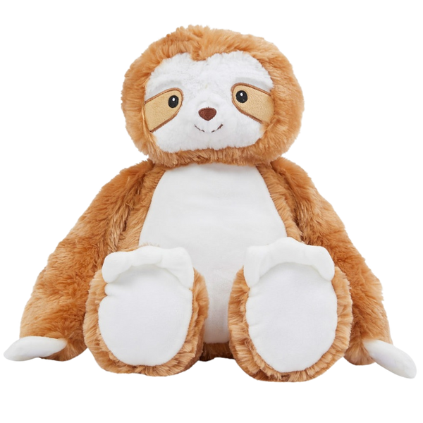 Personalised Plush Sloths (grey, Brown, light Brown)