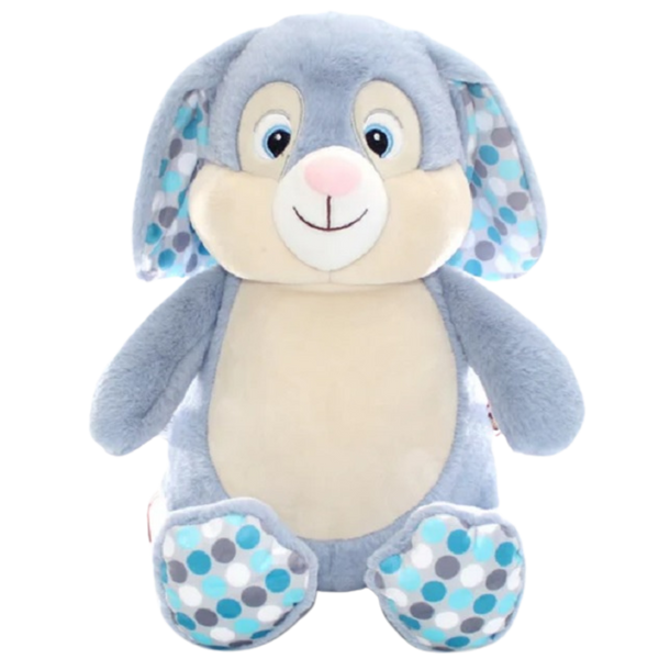 Personalised Plush BLUE Bunny