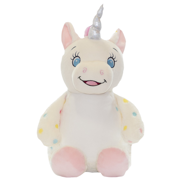 Personalised Plush Unicorn Spotty