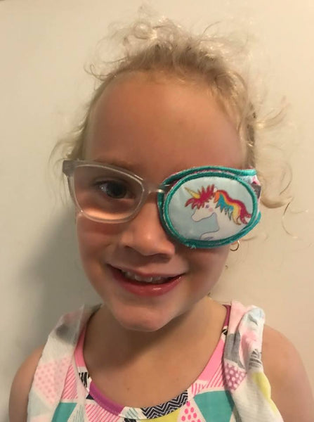 Reusable Eye Patches for Glasses- fun way to encourage eye patching for your child