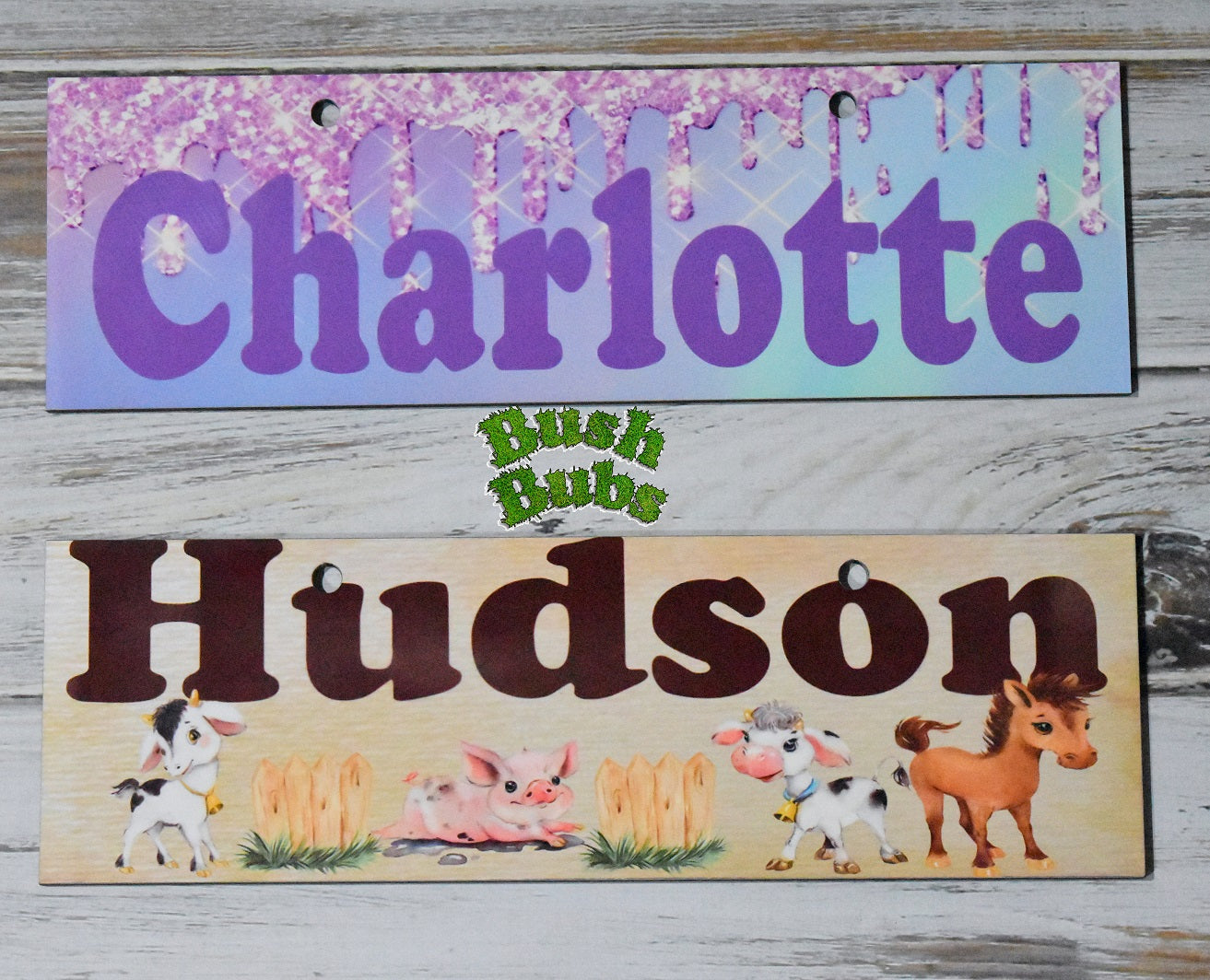 Personalised wooden sign (Boys designs)