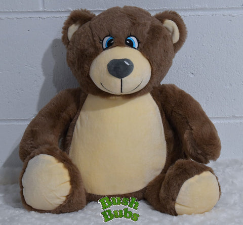 Personalised Plush Brown Bear