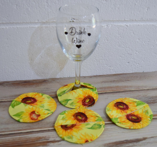 Wine Glass Coasters